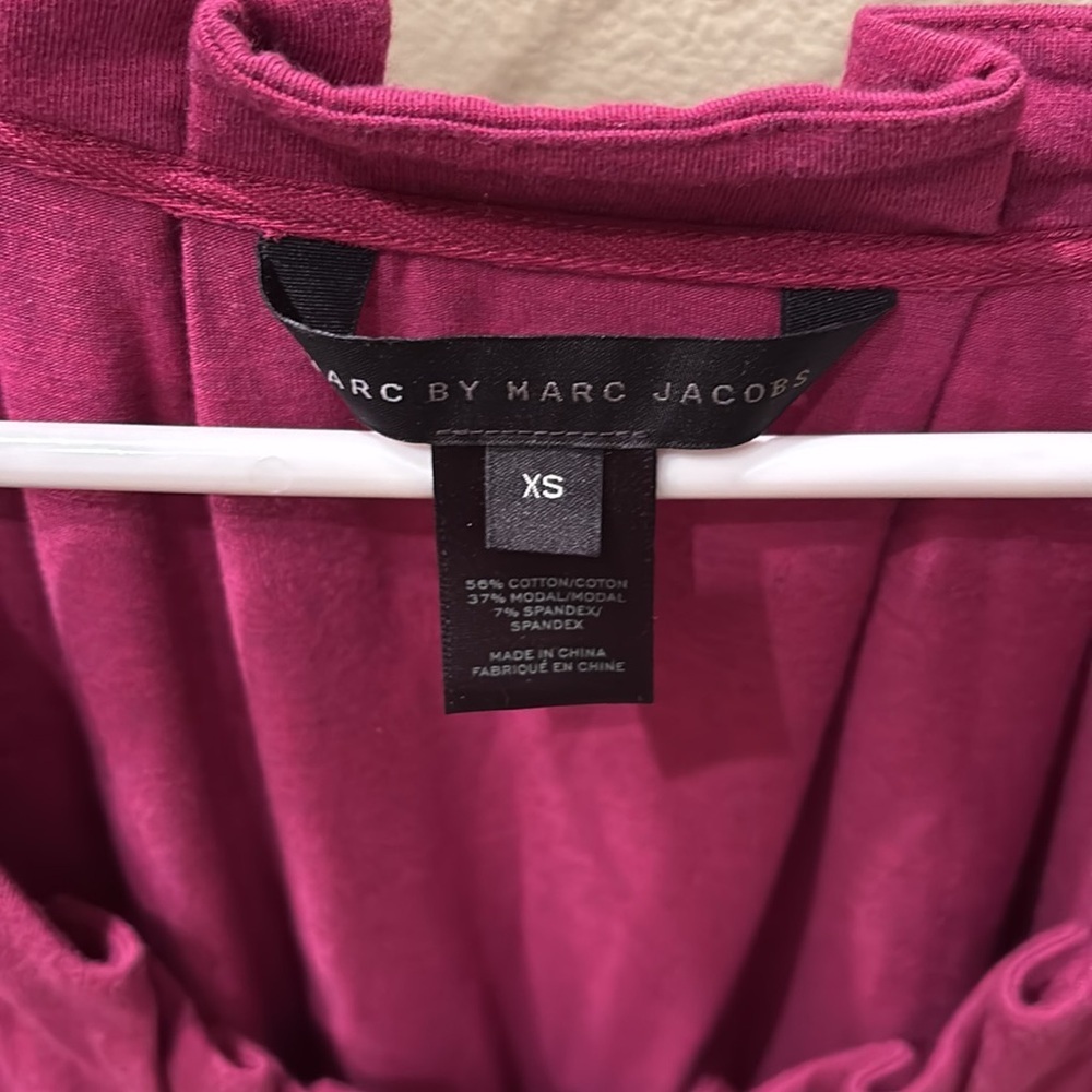 Marc By Marc Jacobs Dark Raspberry Colored Dress - image 4